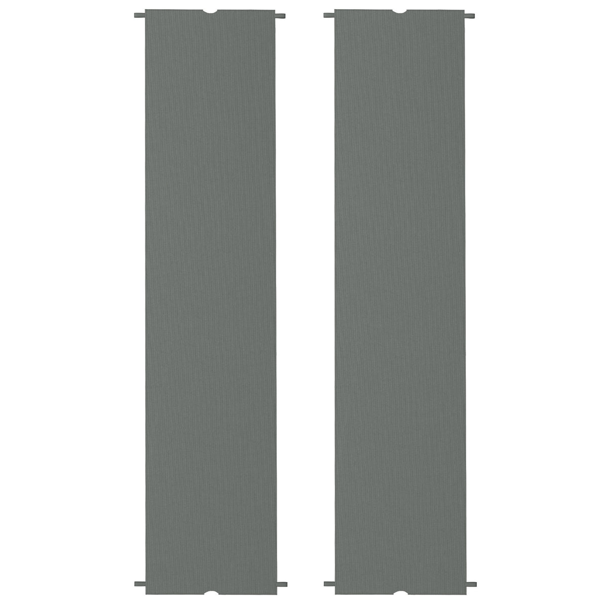 Outsunny 2 Pcs Pergola Replacement Canopy, UV Protection Pergola Shade Cover, Easy to Install, for 10 x 10ft Pergola, Dark Gray