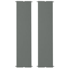 Outsunny 2 Pcs Pergola Replacement Canopy, UV Protection Pergola Shade Cover, Easy to Install, for 10 x 10ft Pergola, Dark Gray