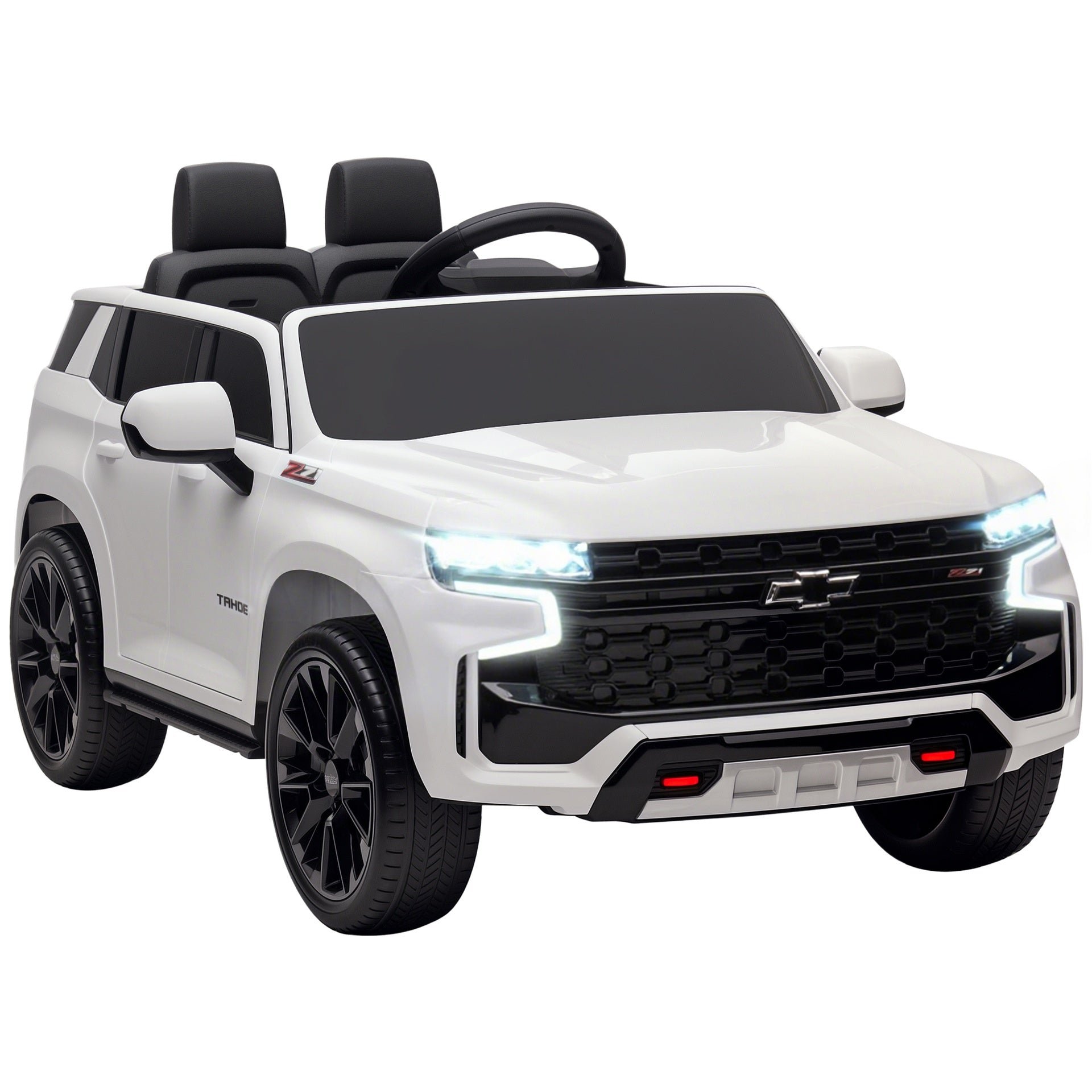 Aosom Electric Ride on Car 12V Kids Ride-on Toy, White
