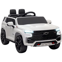 Aosom Electric Ride on Car 12V Kids Ride-on Toy, White