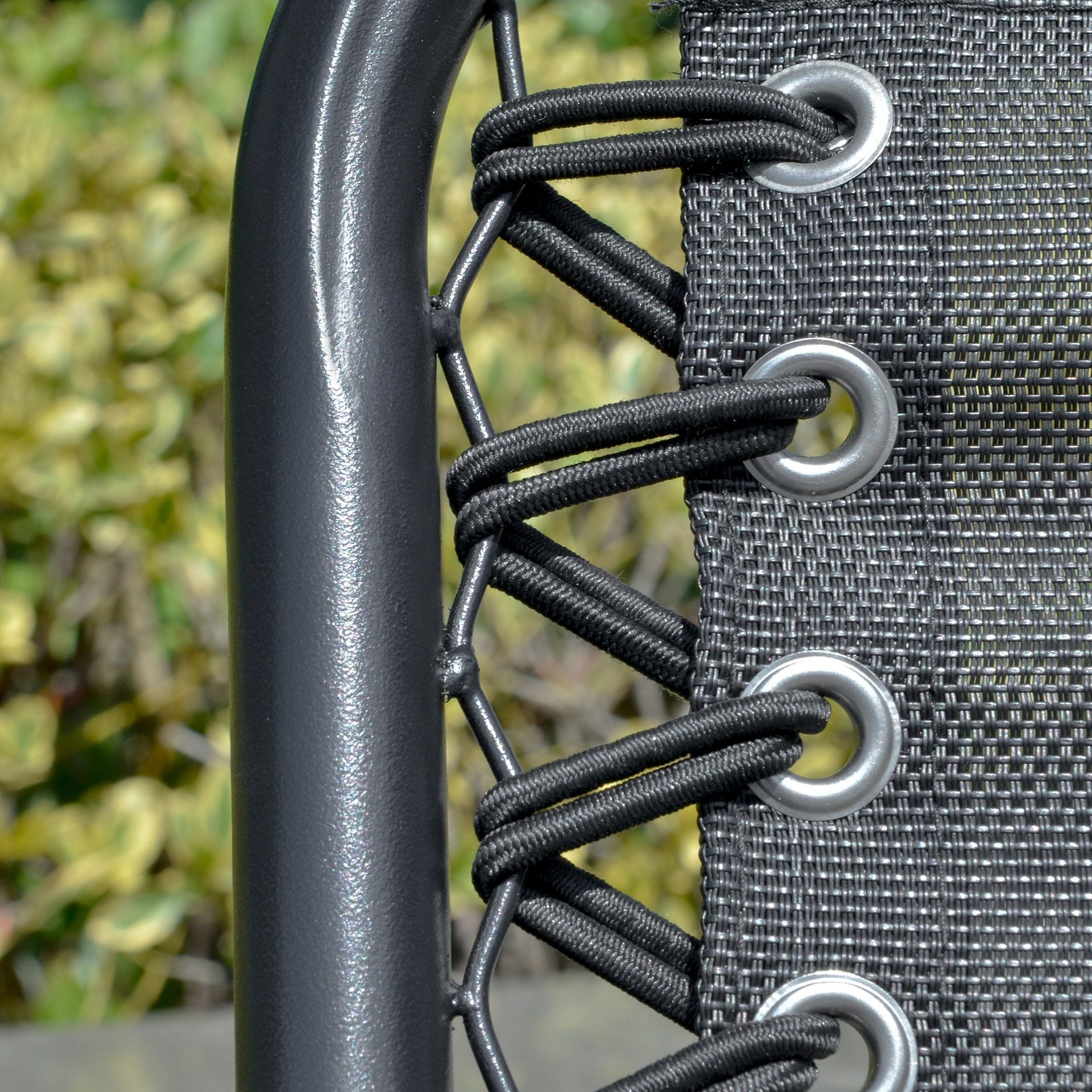 Outsunny 2-Seat Outdoor Porch Swing, with Pivot Storage Table, Cup Holder, & Adjustable Overhead Canopy, Stand's Skid-Resistant Feet Pad, Breathable Mesh Seat, Steel Frame, for Patio, Black