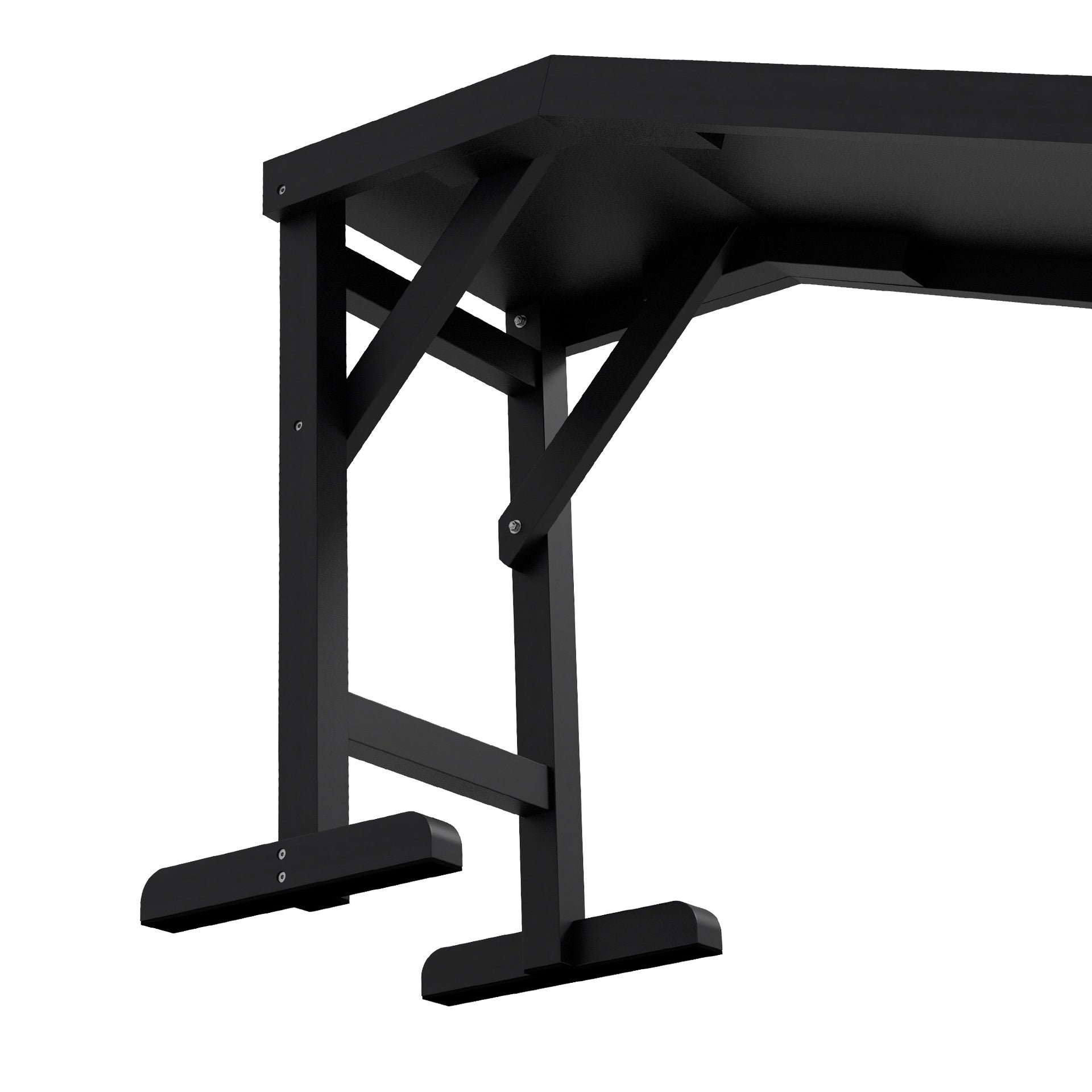 PawHut Dog Ramp w/ Non-Slip Carpet and Top Platform, 74" x 16" x 25", Black