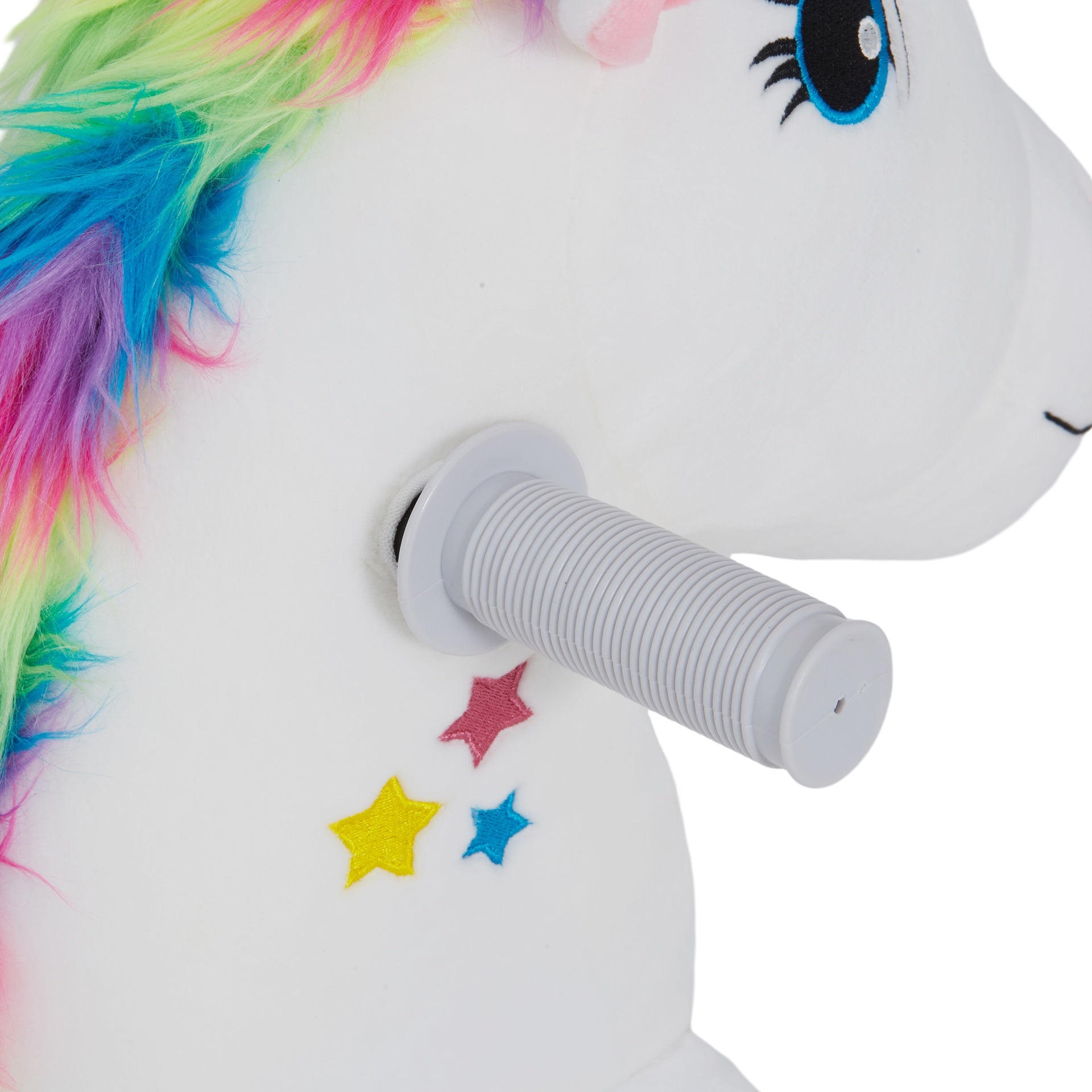 Qaba Kids Ride on Unicorn, 6V Battery Powered Electric Ride on Animal Toy w/ Music Forward, Foot Pedal for Aged 18-36 Months