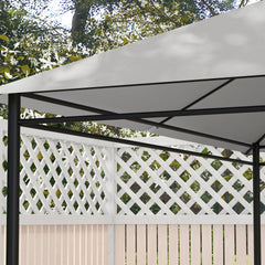 Outsunny 10' x 13' Gazebo Canopy Replacement Roof for 84C-116, Light Gray