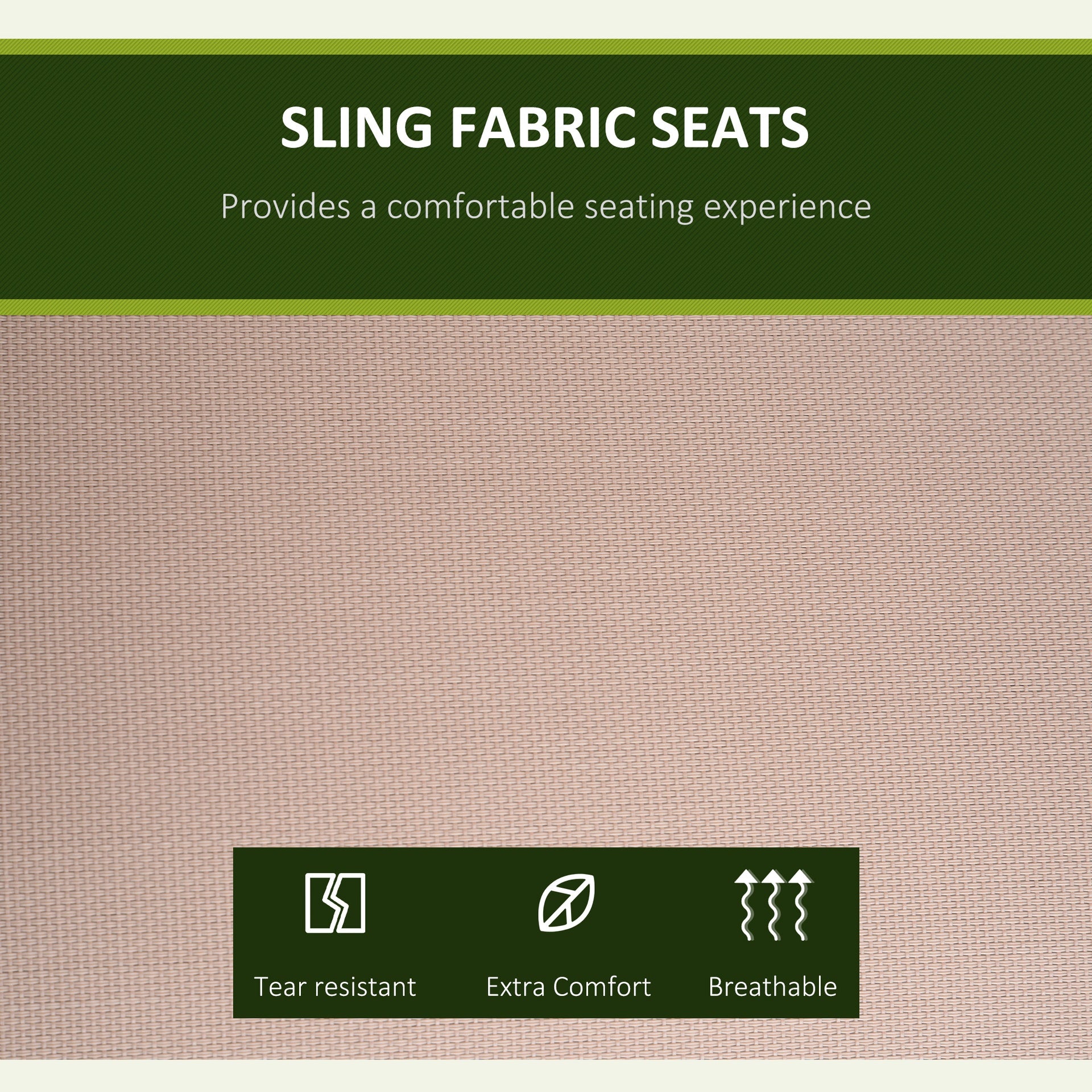 Outsunny 3-Seat Outdoor Porch Swing Chair, Patio Swing Glider with Adjustable Canopy, Breathable Seat, and Steel Frame for Garden, Poolside, Backyard, Beige