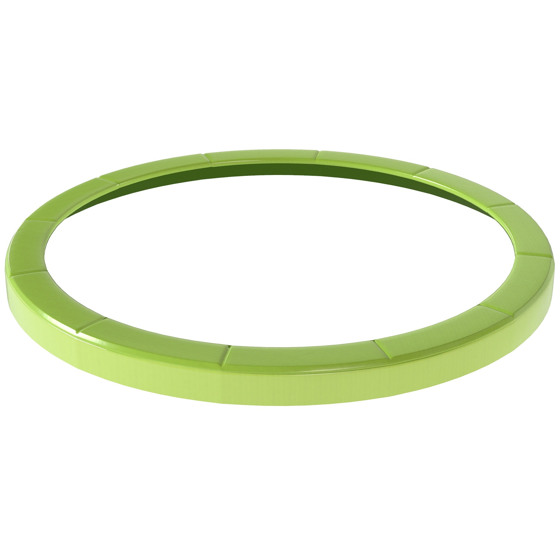 Soozier 14FT Trampoline Spring Cover, Safety Trampoline Pad Replacement, Waterproof and Tear Resistant, All Weather Trampoline Accessories, Green