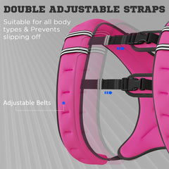 Soozier Body Weighted Vest with Pocket, Soft Skin-Friendly Weighted Workout Vest, Adjustable Weighted Running Equipment, 17.6 lbs., Pink