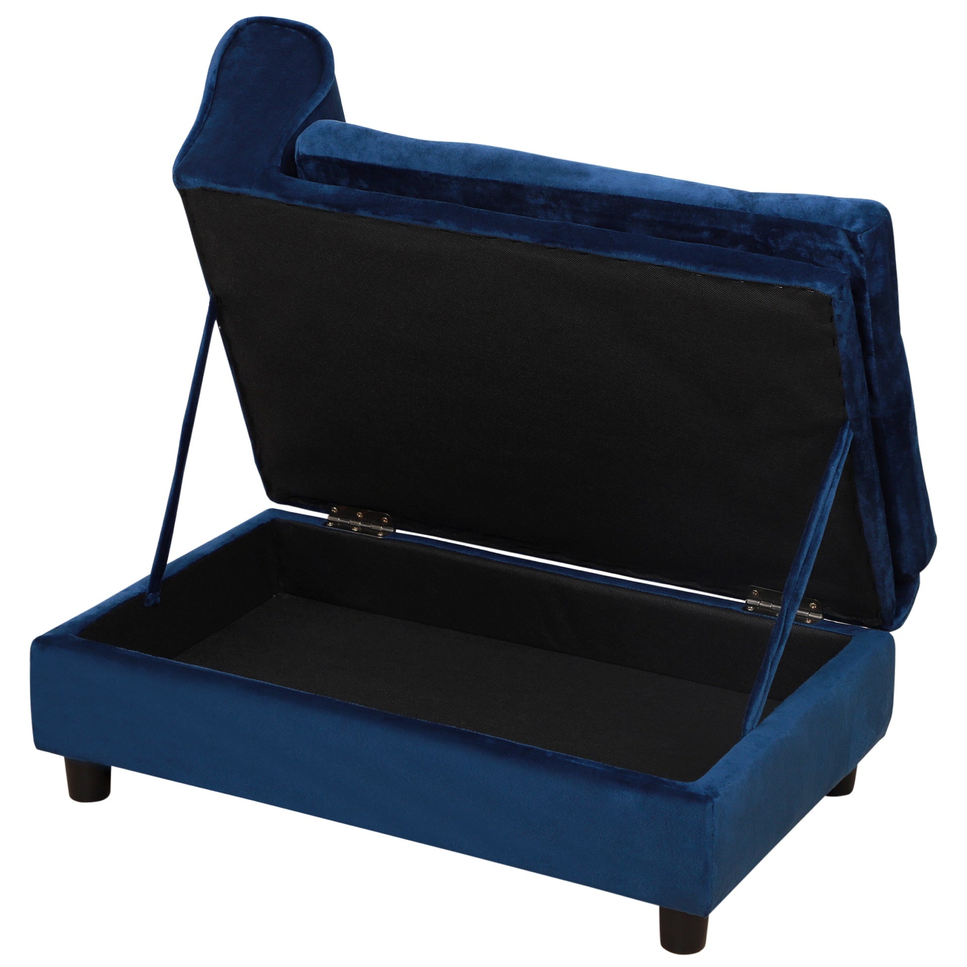 PawHut Pet Sofa Bed Couch with Storage, Pet Sofa for Cats and Small Dogs