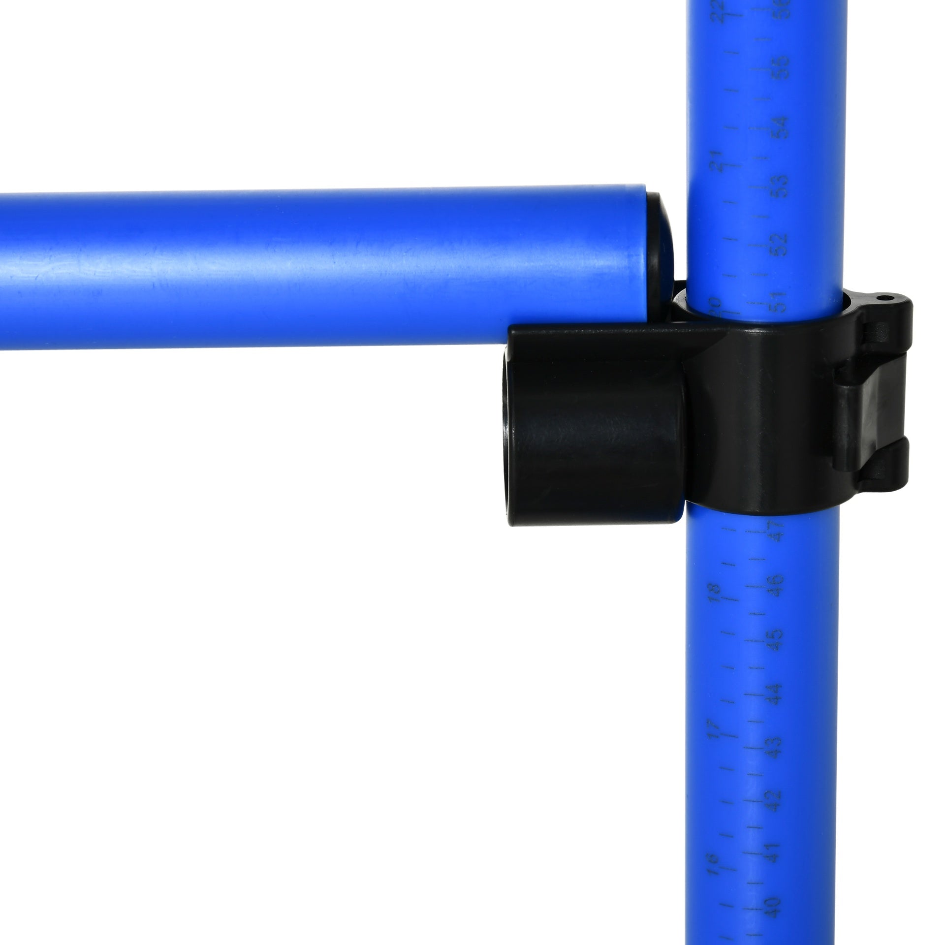 PawHut 4 Piece Dog Agility Starter Kit with Adjustable Height Jump Bars, Included Carry Bag & Displacing Top Bar - Blue