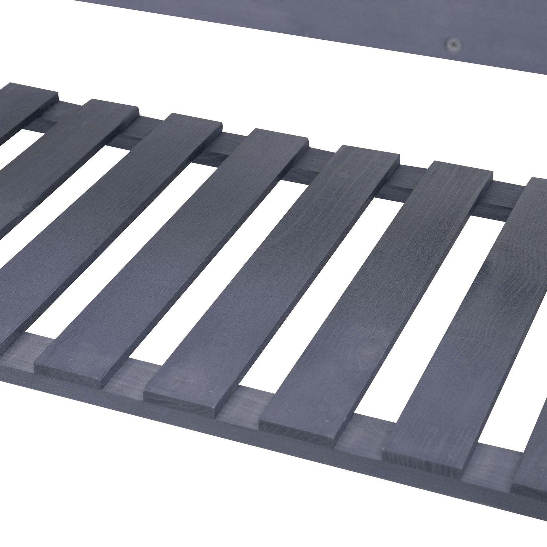 Outsunny 41" Raised Garden Bed Mobile Elevated Wooden Planter Box Stand with Wheels, Trellis and Storage Shelf, Gray