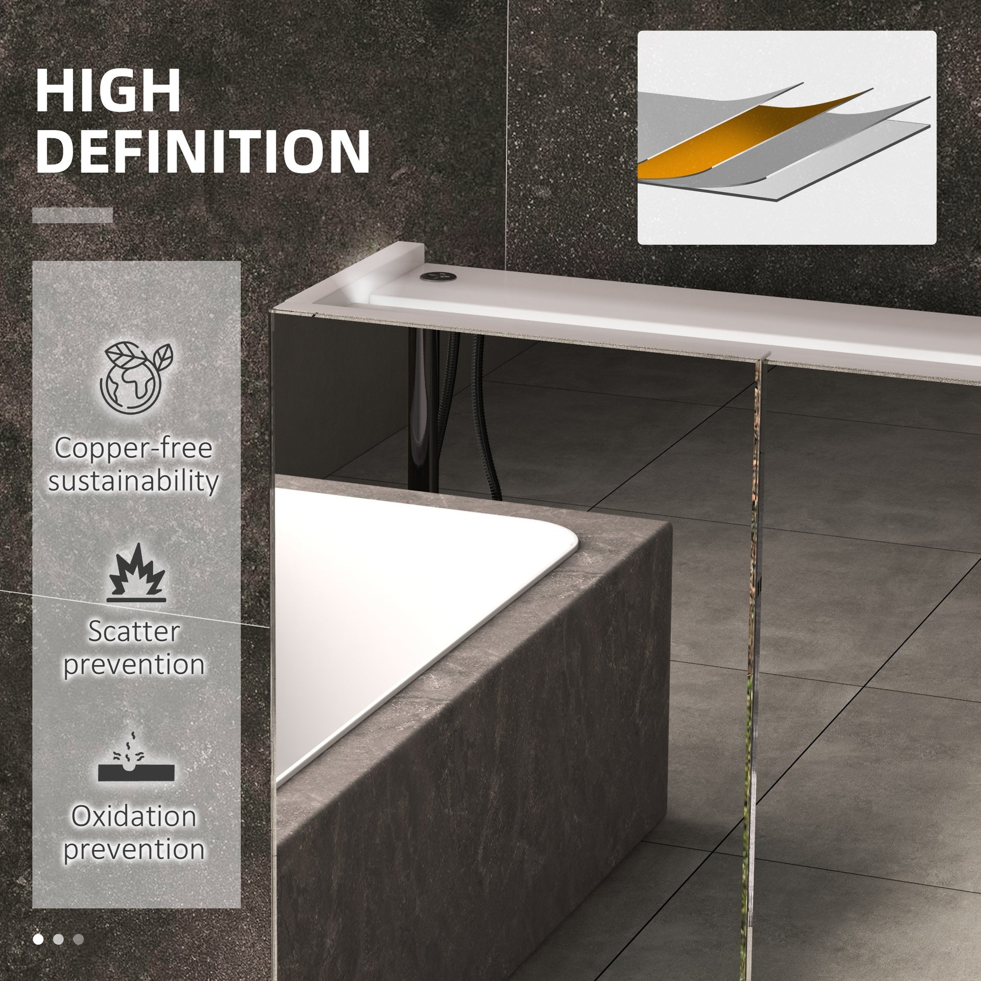 kleankin Bathroom Mirror Cabinet with Light, Bathroom Storage Cupboard with USB Charge, Adjustable Shelf, 35.5"W x 25.5"H, White