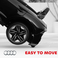 Aosom Licensed Audi RS e-tron GT 12V Ride On Car Truck for Kids, Electric Car Ride On Vehicle w/Parent Remote Control, Music, Lights, for Toddlers, Black