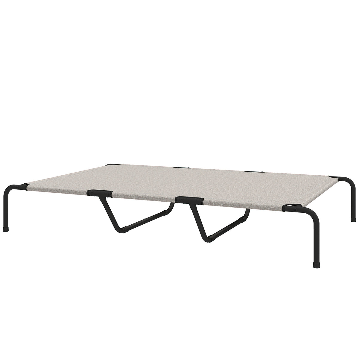PawHut Elevated Dog Bed for Large Breeds Beige 60"L