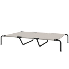 PawHut Elevated Dog Bed for Large Breeds Beige 60"L