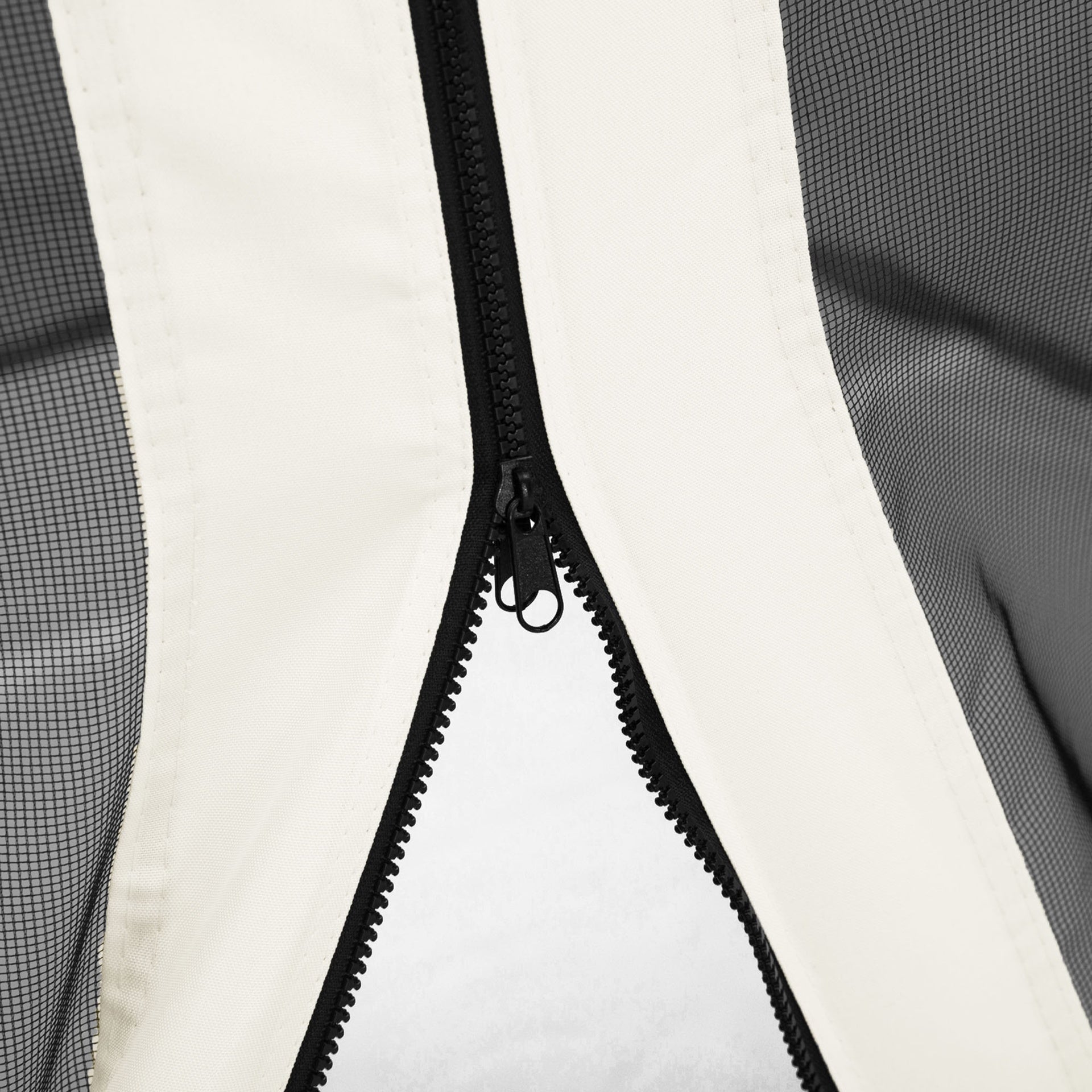 Outsunny Replacement Mesh Sidewall Netting for 10' x 10' Gazebos and Canopy Tents with Zippers, (Sidewall Only) White