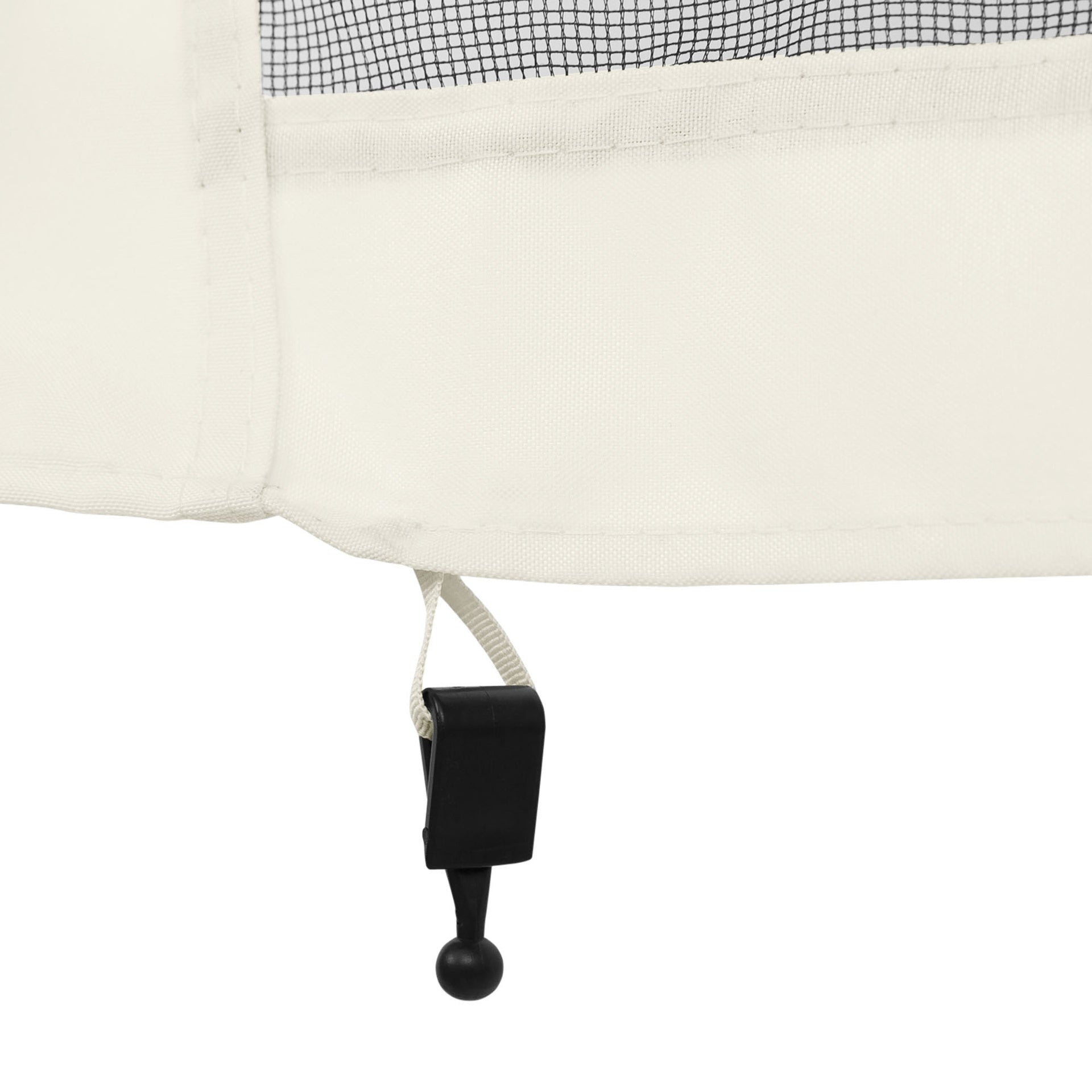 Outsunny Replacement Mesh Sidewall Netting for 10' x 10' Gazebos and Canopy Tents with Zippers, (Sidewall Only) White