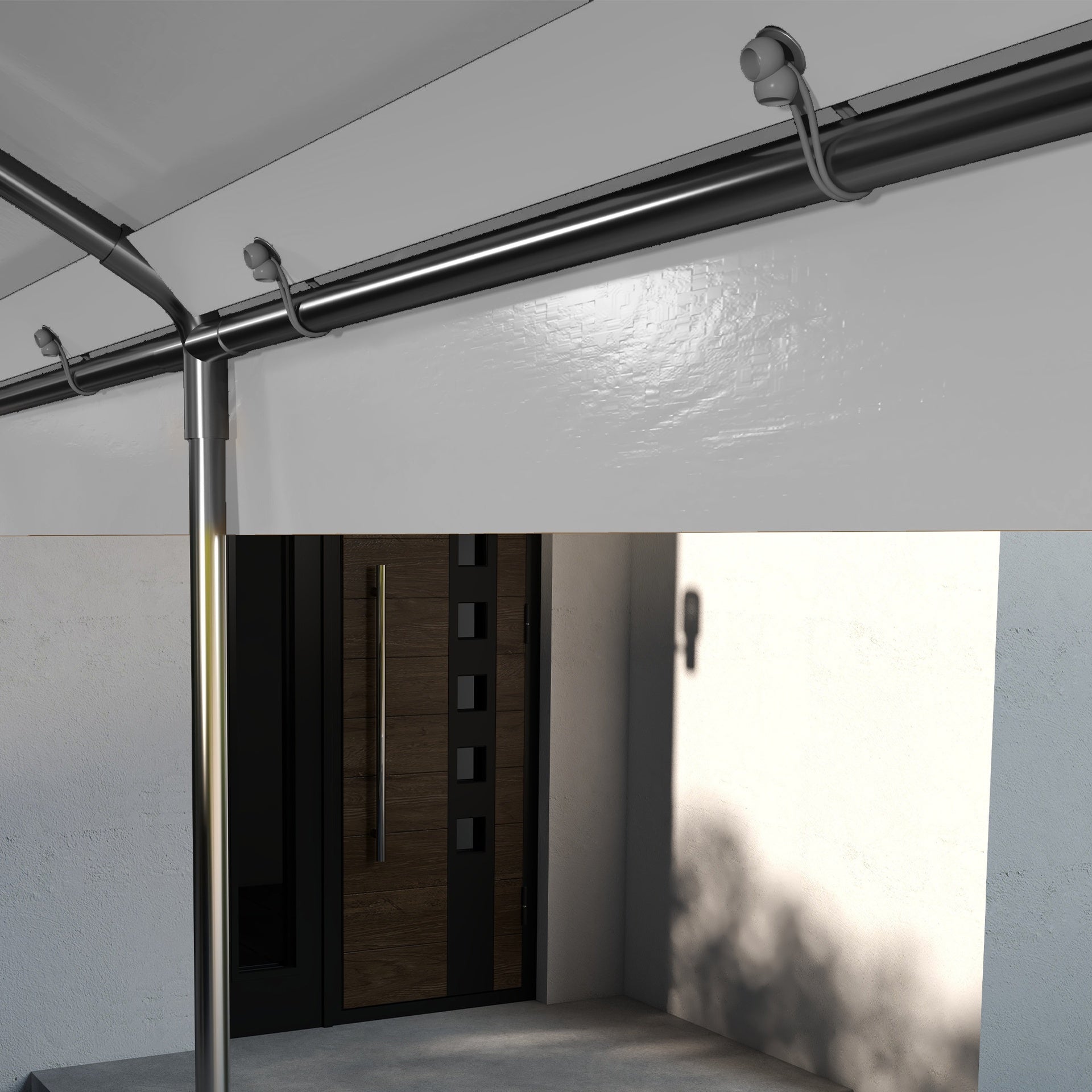Outsunny 10 x 20ft Carport Roof, UV Resistant Canopy Replacement, Fits 84C-378V00 and 84C-206 Series, White