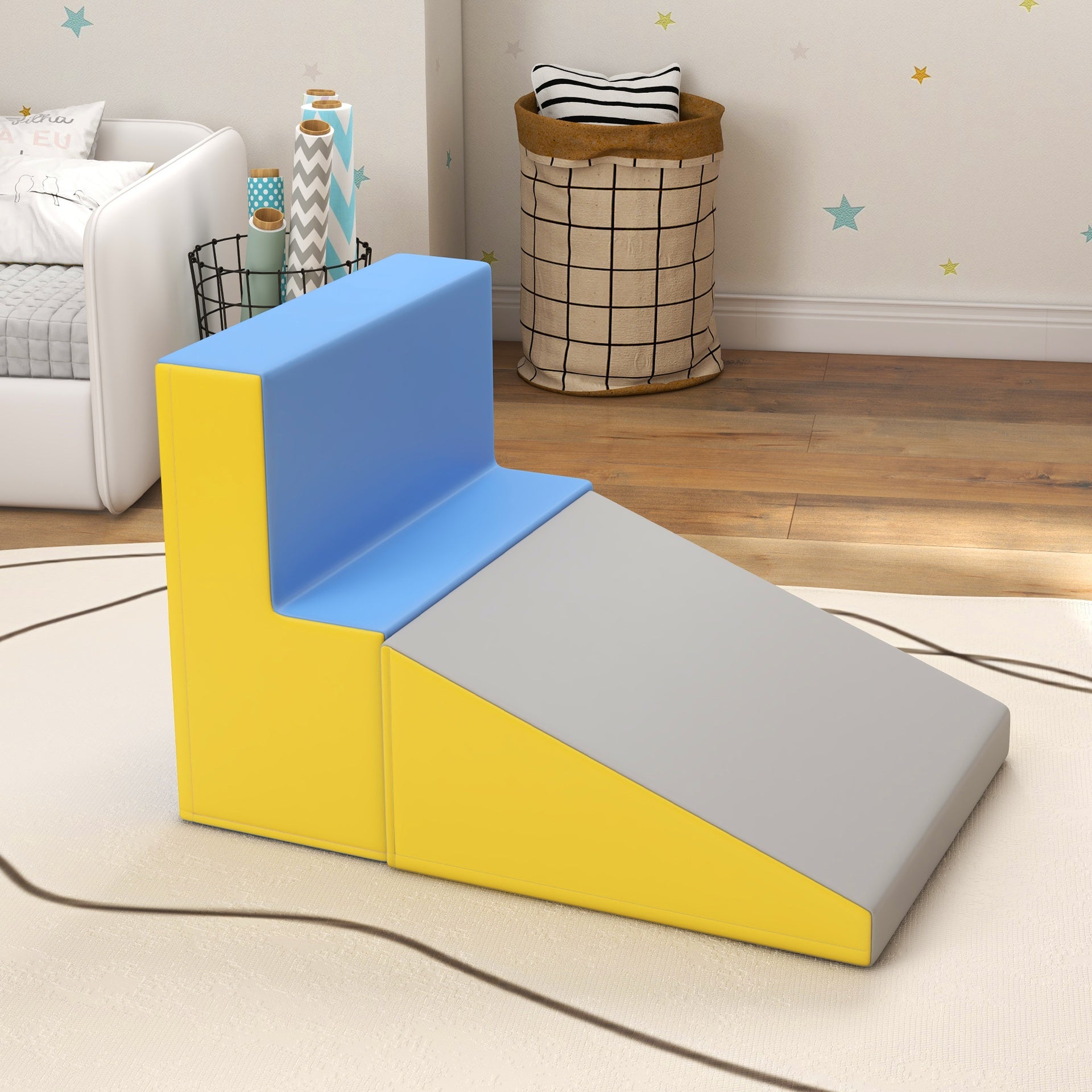Soozier 2 Piece Climb and Crawl Activity Play Set, Contemporary