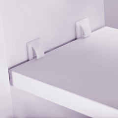 HOMCOM Double Door Wall Mounted Bathroom Mirror, 31.5" x 23.5" Medicine Cabinet with Modern Design, Large Storage, & Quiet Hinges