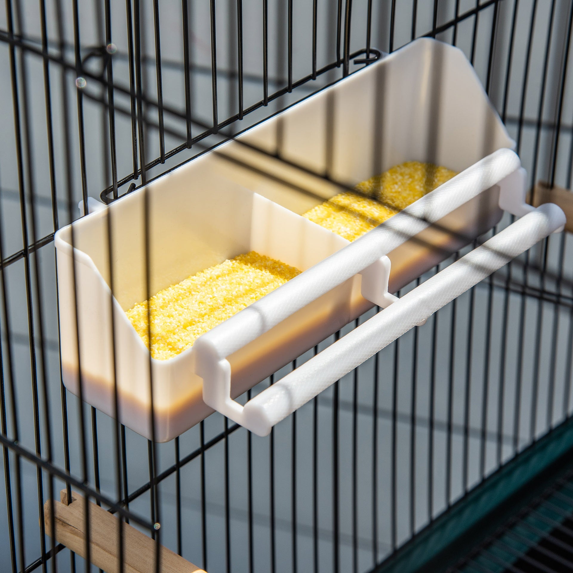 PawHut Large Bird Cage with 1.7 ft. Width for Wingspan, Bird Aviary Indoor with Multi-Door Design, Fit for a Canary, Finch, Conure, 55", Green