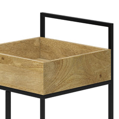 Hobbs - 16" Bar Cart - Natural