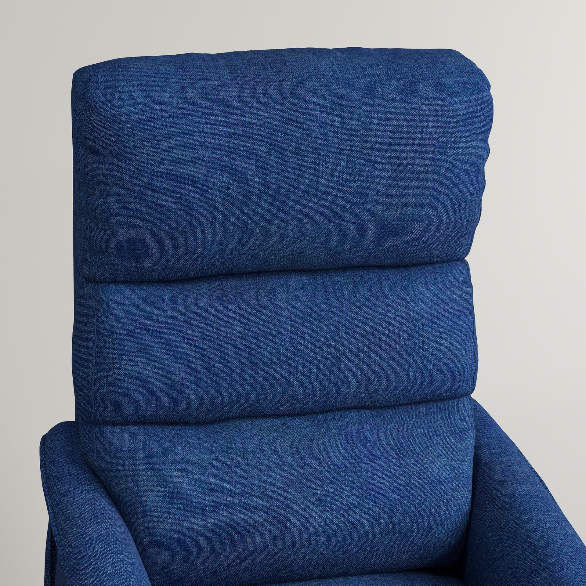 HOMCOM Power Lift Chair for Seniors, Electric Lift Recliner Chair with Remote Control, Side Pockets for Living Room, Dark Blue