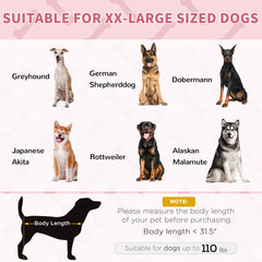 PawHut XL Elevated Dog Bed, Outdoor Raised Dog Bed, Portable Pet Cot w/Carry Bag Metal Frame Breathable Mesh Indoor and Outdoor Red