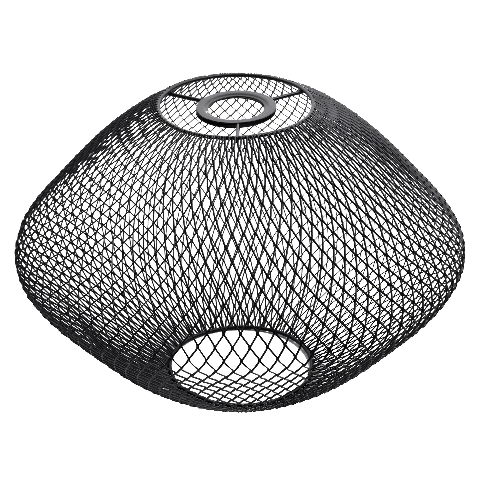 HOMCOM Industrial Pendant Light Fixtures with Adjustable Hanging Chain, Black