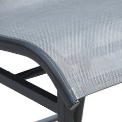 Outsunny 3 Piece Bar Height Outdoor Bistro Set for 2, Charcoal Gray