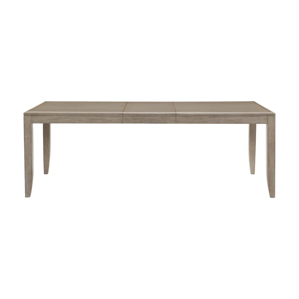 Modern Contemporary Dining Set 9pc Extendable Table with 2 Armchairs 6 Side Chairs Gray Finish Wooden Furniture