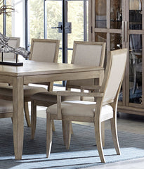 Modern Contemporary Dining Set 9pc Extendable Table with 2 Armchairs 6 Side Chairs Gray Finish Wooden Furniture