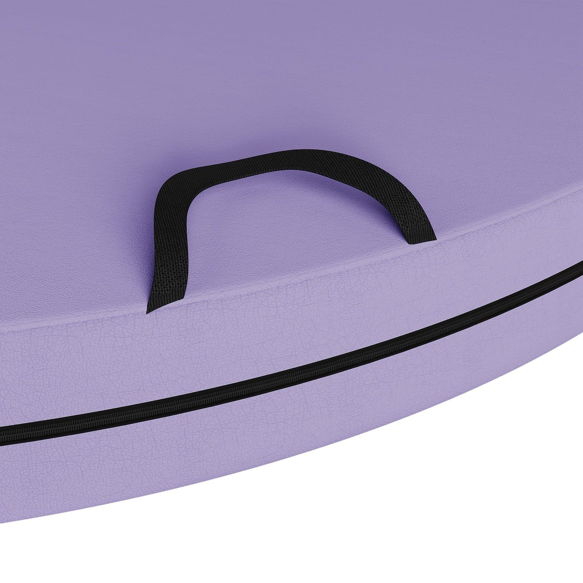Soozier Foldable Crash Mat, Pole Padding with Carrying Handles and EPE Foam for Dance Training and Exercise, Purple