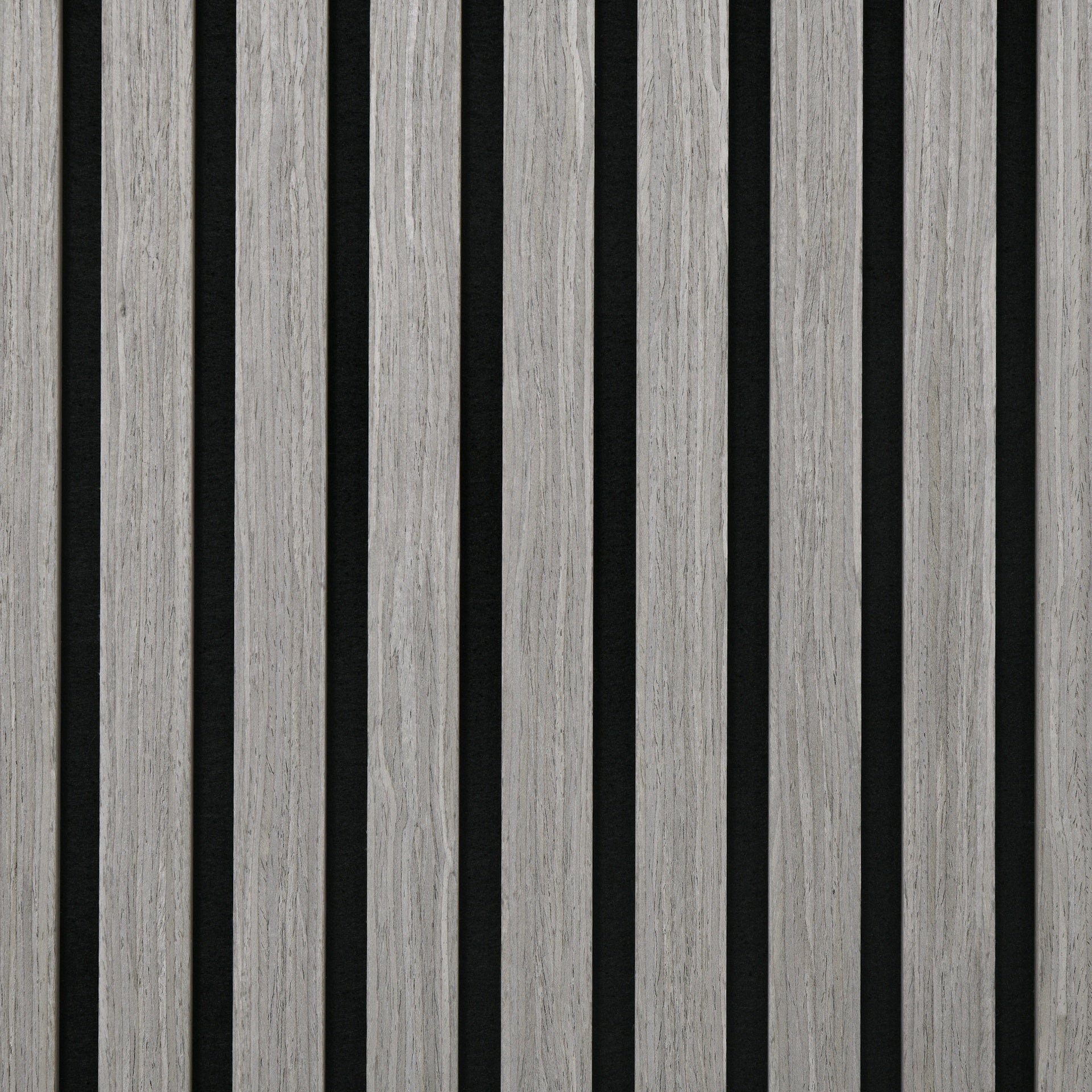 HOMCOM 24"x24" Wood Panels for Wall, 4 Pack Acoustic Panels, Sound Absorbing Slat Wall For Interior Wall Decor, Home, Gray