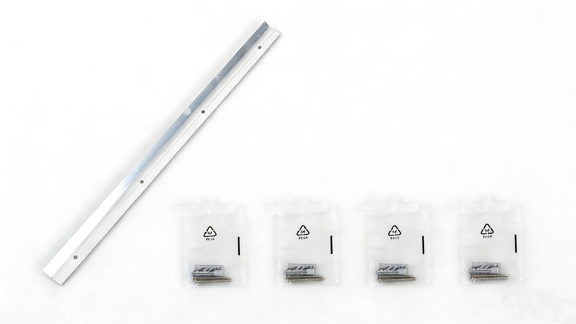 36" Aluminum Back Hanging Bracket Only for 24V16, GF-24VPLGB36