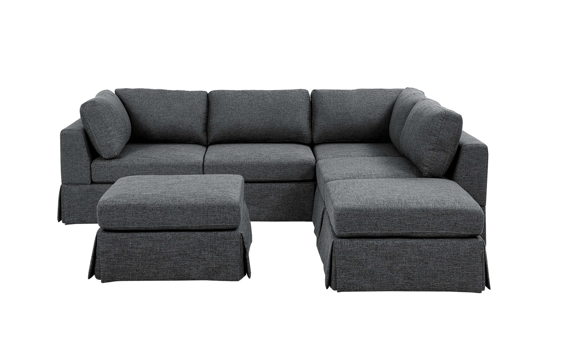 6 - Piece Upholstered Sectional