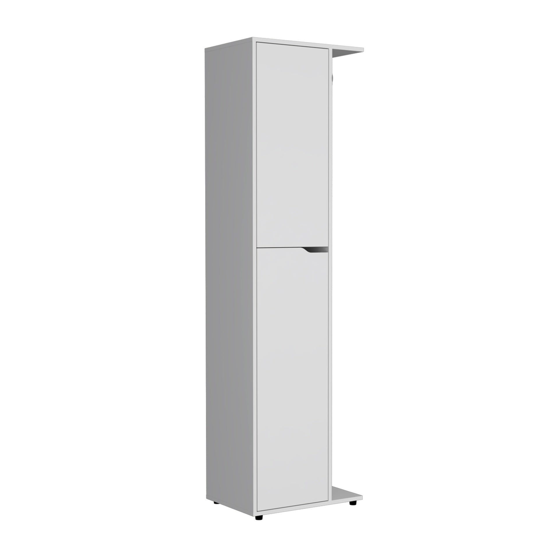 Austin Storage Broom Closet White