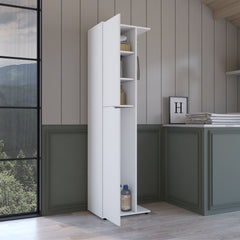 Austin Storage Broom Closet White