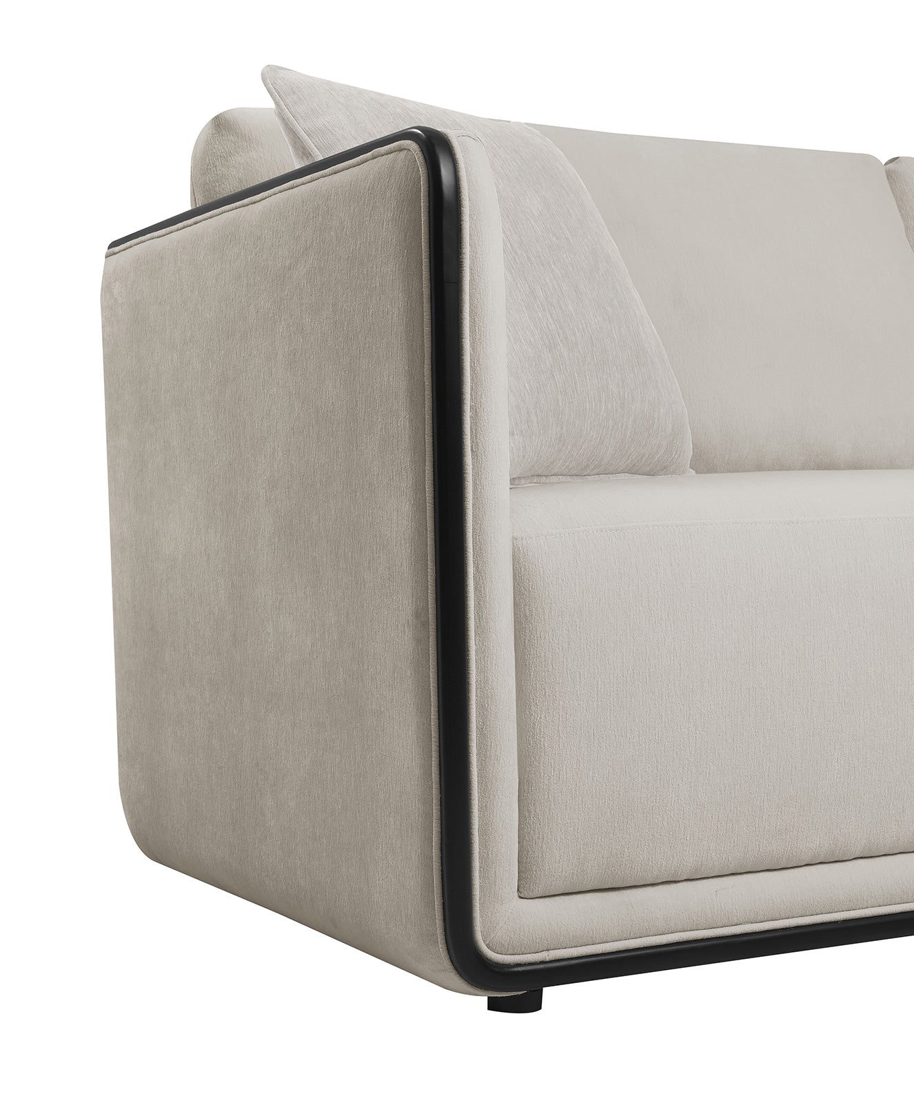 Contemporary Style 1pc Swivel Chair High Density Foam 360 Degree Swivel Chair Seat Cushion And Back Pillow Taupe Finish Primary Living Room
