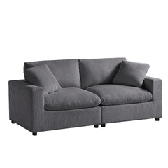 Chelsea Modular  2-Piece Sofa - Charcoal