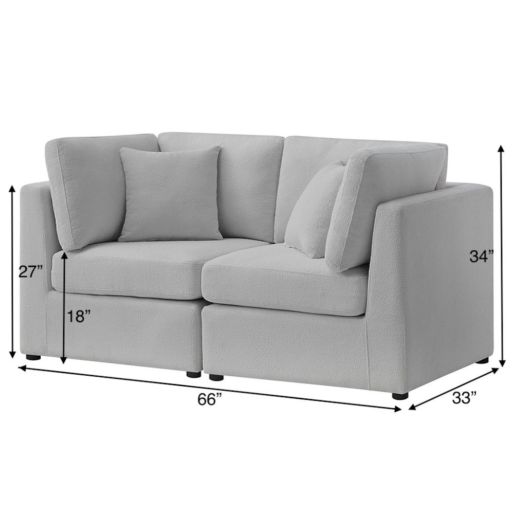 Chauncy 2-Piece Sofa - Gray
