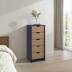 Basilea 5 Drawers Tall Dresser, Pull Out System