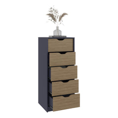 Basilea 5 Drawers Tall Dresser, Pull Out System