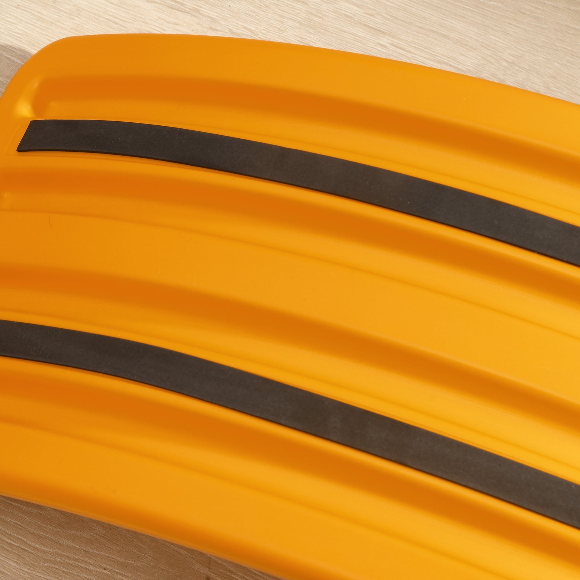 Qaba 32.3" Balance Board, Wobble Board for Kids & Toddlers, Montessori Waldorf Toy for Ages 3-6 Years Old, Orange