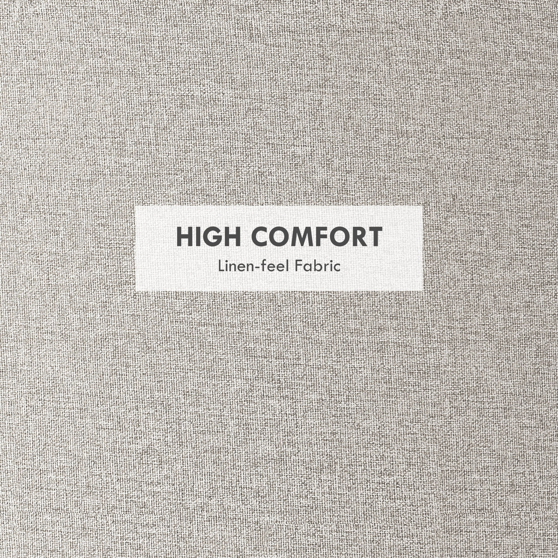 HOMCOM Round Storage Ottoman Coffee Table with Flip Top Tray, Linen Fabric Upholstered Footstool with Hidden Compartment