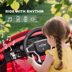 Aosom Electric Ride on Car 12V Kids Ride-on Toy, Red