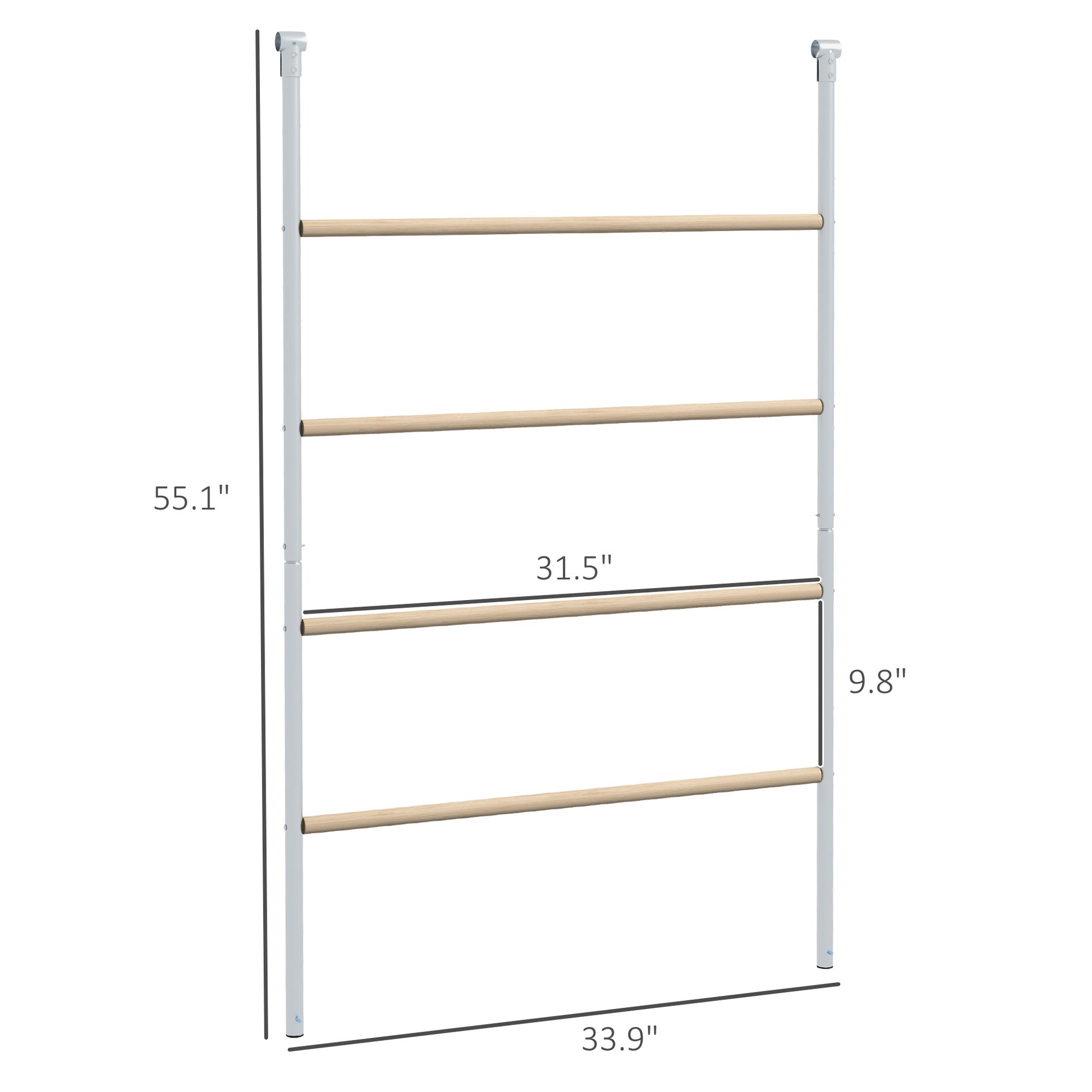 PawHut Chicken Roost for Coop, Jungle Gym Roosting Bar, 55" x 33.75"