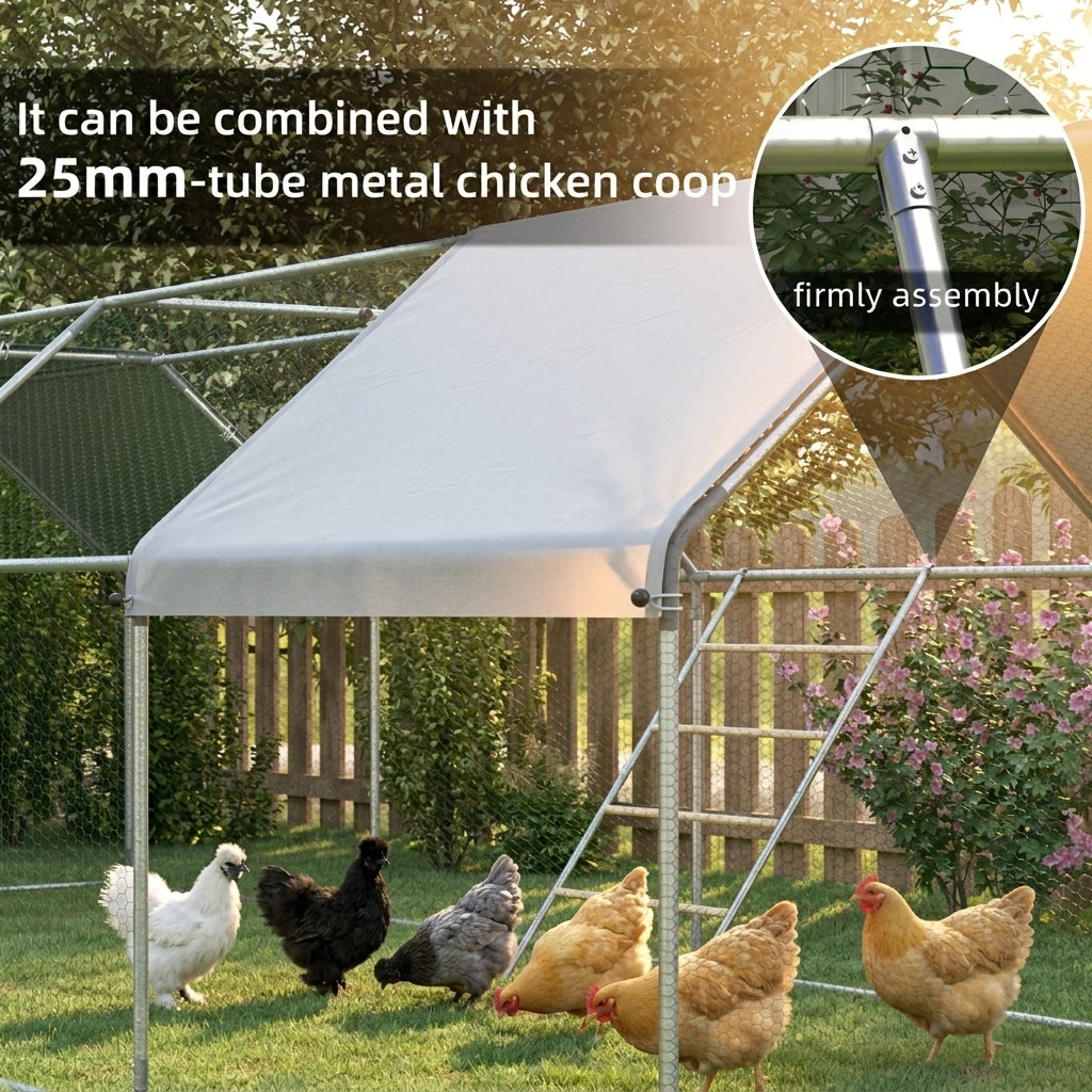 PawHut Chicken Roost for Coop, Jungle Gym Roosting Bar, 55" x 33.75"