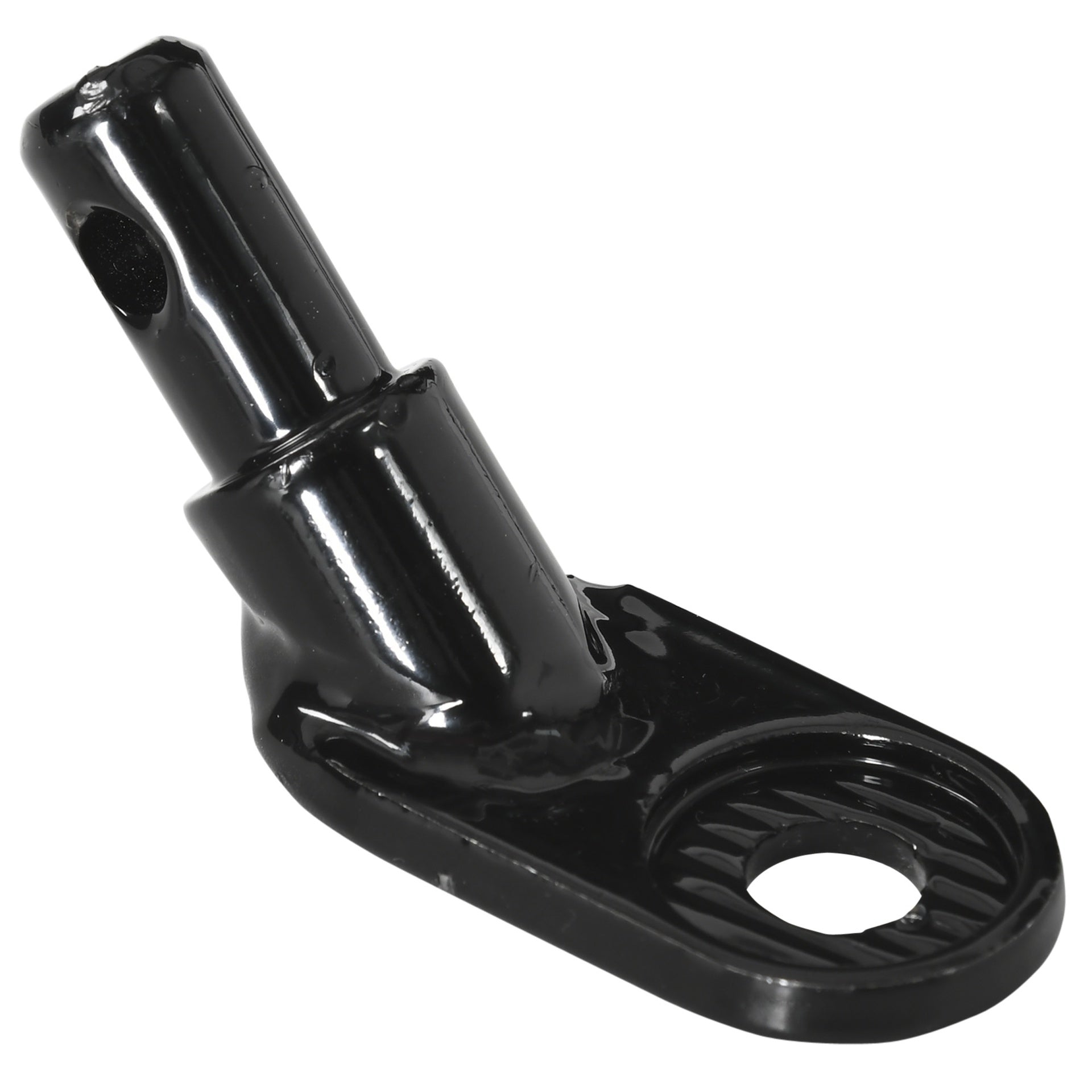 Aosom BikeTrailer Hitch, Steel Type 'B' Bicycle Trailer, Powder Coating, Durable and Sturdy, Cargo Hitch Coupler, for Cargo, Child and Pet Trailers, Black