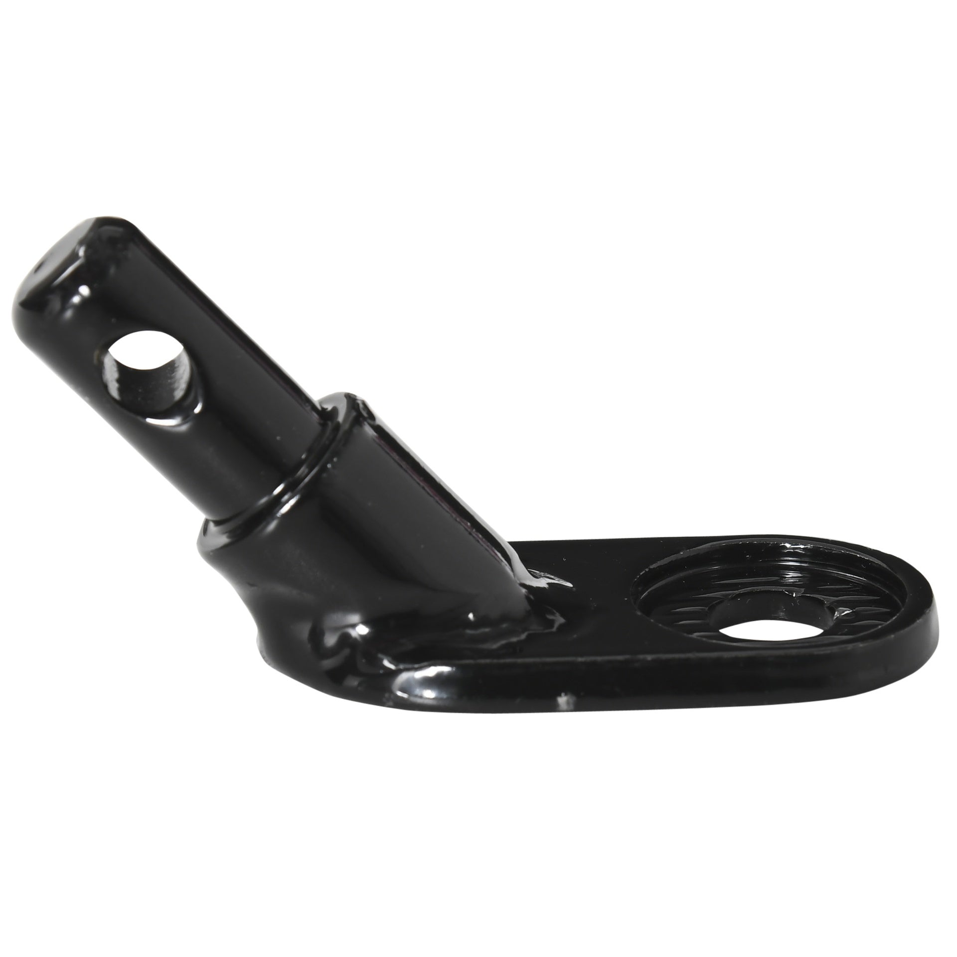 Aosom BikeTrailer Hitch, Steel Type 'B' Bicycle Trailer, Powder Coating, Durable and Sturdy, Cargo Hitch Coupler, for Cargo, Child and Pet Trailers, Black