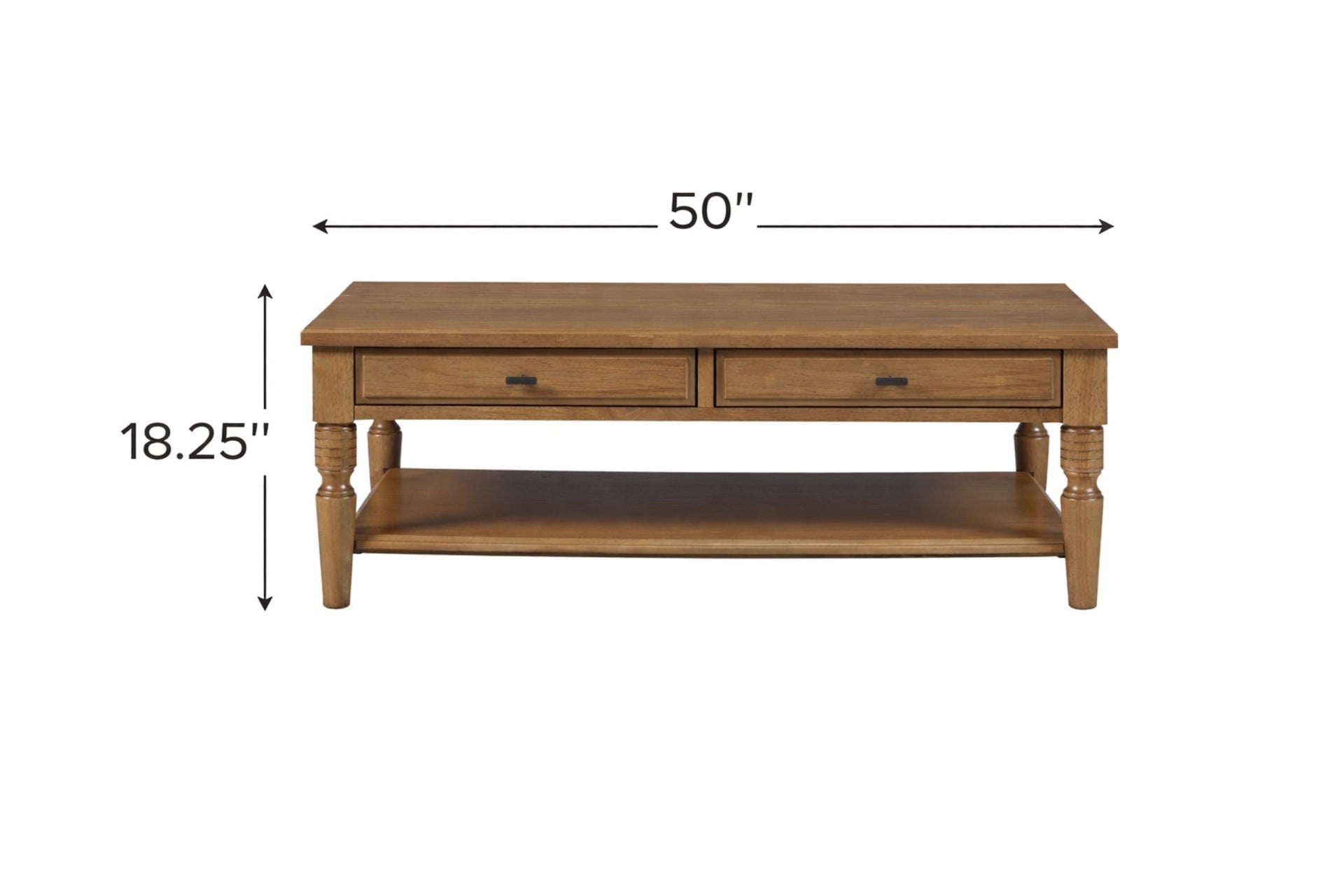 Drawer Cocktail Table - Almond